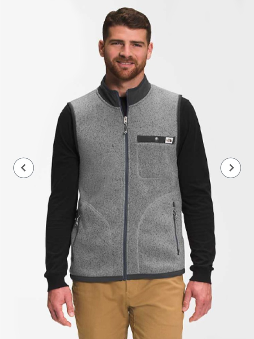 The North Face Men's Gordon Lyons Full Zip Fleece Vest